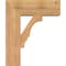 Ekena Millwork Balboa Block Smooth Bracket w/ Offset Brace, Western Red Cedar, 7 1/2"W x 20"D x 24"H BKT0806X20X24BOA05SWR - alternate 4